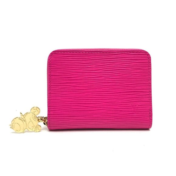 LOUIS VUITTON Pink Leather Wallet - Picture 1 of 12